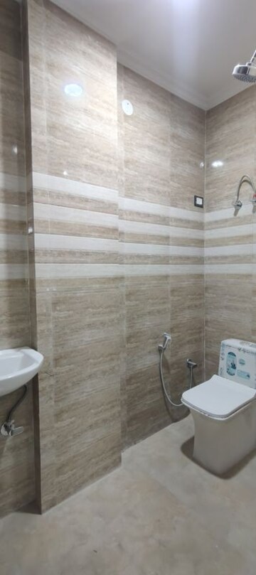 Bathroom in 1 BHK Builder Floor at Chattarpur – for Rent