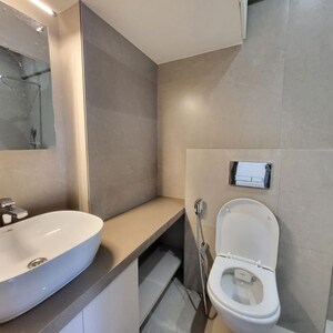 Bathroom in 2 BHK Apartment at Mittal Phoenix Towers, Lower Parel – for Rent