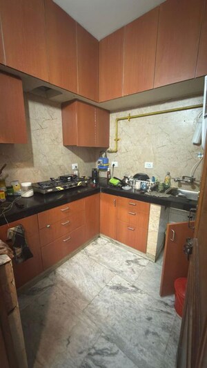 Kitchen in 2 BHK Builder Floor at Malviya Nagar – for Rent