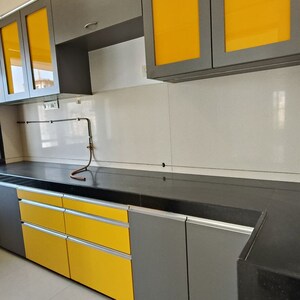 Kitchen in 3 BHK Apartment at Enpar Lotus Residency, Empire Mill – for Rent