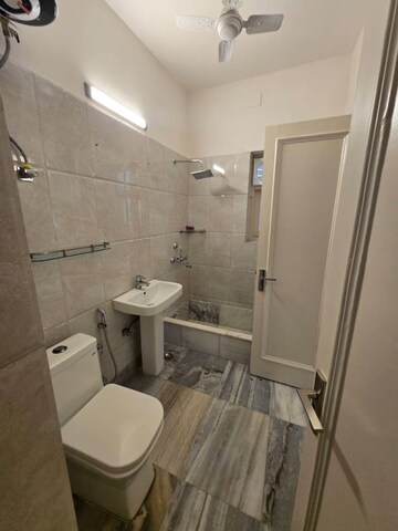 Bathroom in 4 BHK Builder Floor at Greater Kailash I – for Rent