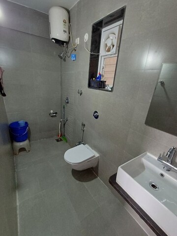 Bathroom in 3 BHK Apartment at Ranade Yashodhan, Mayur Colony – for Rent