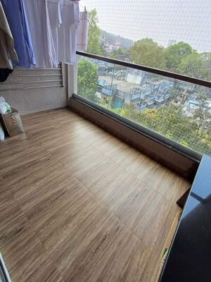 Balcony in 3 BHK Apartment at Ranade Yashodhan, Mayur Colony – for Rent