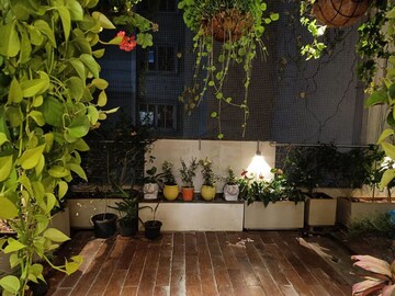 Balcony in 3 BHK Apartment at Vaishnavi Terraces, Jp Nagar – for Rent