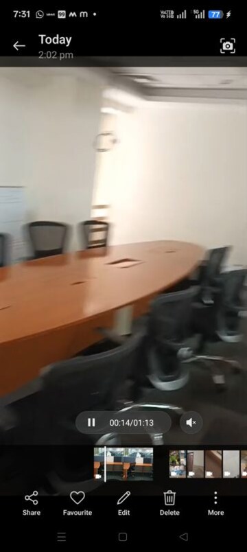 Team Area in  Office Space at AA Residency Vasanth Nagar, Vasanth Nagar – for Rent