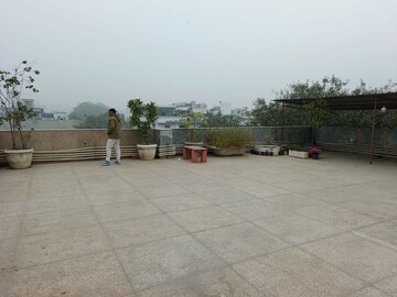 Terrace in 5 BHK Builder Floor at Anand Lok – for Rent