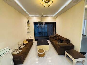 Living Room in 2 BHK Apartment at Casa Blanca Apartment Andheri, Andheri West – for Rent