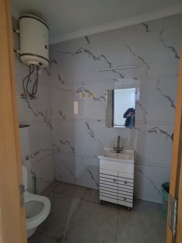 Bathroom in 2 BHK Apartment at Chittaranjan Park – for Rent