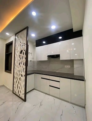 Kitchen in 2 BHK Builder Floor at Palm Residency Chhatarpur, Chattarpur – for Rent