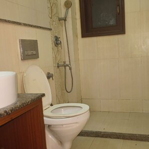 Attached Bathroom in 3 BHK Builder Floor at Chittaranjan Park – for Sale
