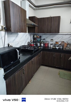 Kitchen in 2.5 BHK Apartment at Techman Moti Residency, Raj Nagar Extension – for Sale