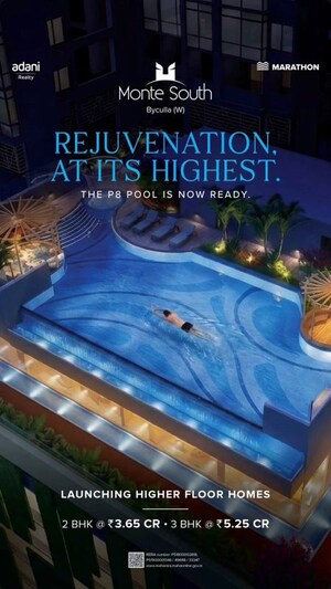 2 BHK Apartment For Sale in Marathon Monte South, Byculla West