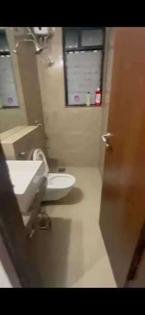 Bathroom in 2 BHK Apartment at Sunteck Avenue 2, Goregaon West – for Rent