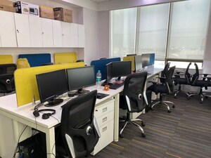 Team Area in  Office Space at Platinum Techno Park, Vashi Sector 30 – for Rent