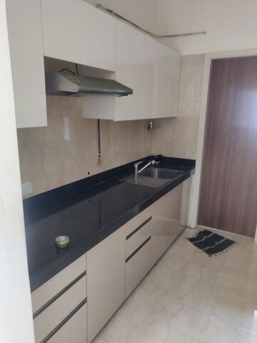 Kitchen in 2 BHK Apartment at L&T Crescent Bay T2, Parel – for Rent