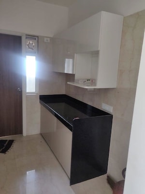 Kitchen in 2 BHK Apartment at L&T Crescent Bay T2, Parel – for Rent