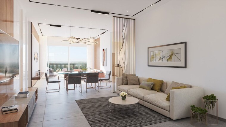 Living Room, kondapur 3 Bedroom 2565 Sq.Ft. Apartment In Kondapur Hyderabad 10043870