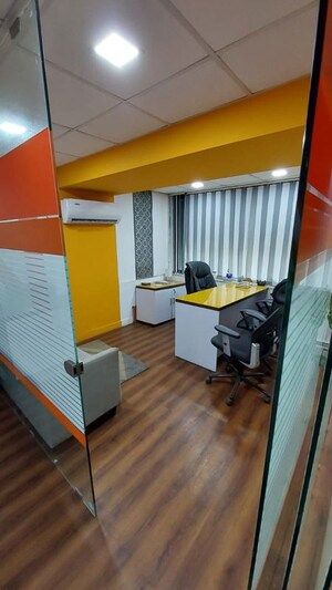 Team Area in  Office Space at Real Tech Park, Vashi Sector 30a – for Rent