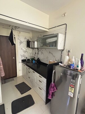 Kitchen in Studio Apartment at Chamunda Sudha Avenue, Kandivali West – for Rent
