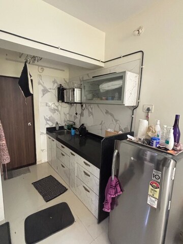 Kitchen in Studio Apartment at Chamunda Sudha Avenue, Kandivali West – for Rent