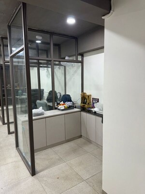 Kitchen in  Office Space at Sheladia One World West, Ambli – for Rent