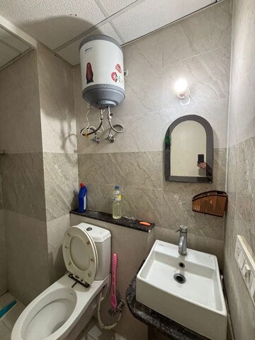 Bathroom in 3 BHK Apartment at Sushma Joynest ZRK, Ghazipur – for Rent