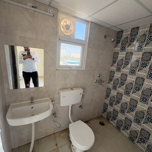 Bathroom in 2 BHK Apartment at Signature The Millennia 3, Sector 37d – for Rent