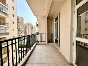 Balcony in 3 BHK Apartment at Sushma Elite Cross, Dhakoli – for Rent