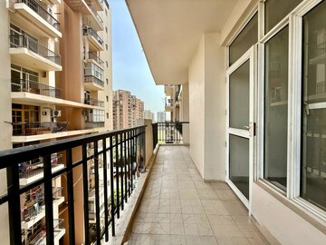 Balcony in 3 BHK Apartment at Sushma Elite Cross, Dhakoli – for Rent