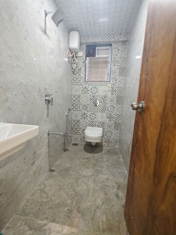 Bathroom in 3 BHK Apartment at Arihant Balaji Pride, Chembur – for Rent