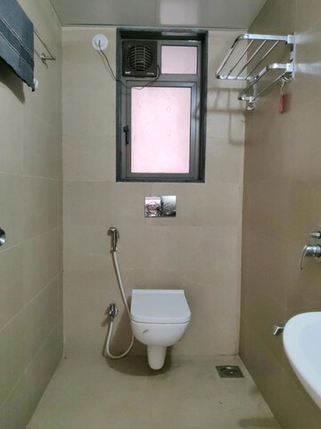 Bathroom in 2 BHK Apartment at Runwal Pearl, Manpada – for Rent