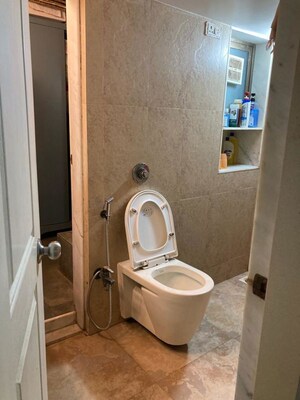 Bathroom in 3 BHK Apartment at Belscot Chs Ltd, Andheri West – for Rent