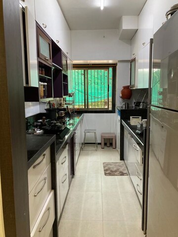 Kitchen in 3 BHK Apartment at Belscot Chs Ltd, Andheri West – for Rent