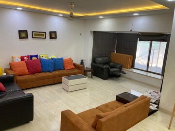 Living Room in 3 BHK Apartment at Belscot Chs Ltd, Andheri West – for Rent