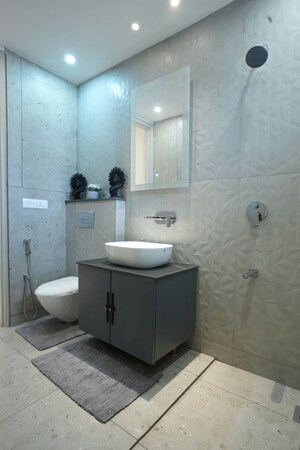 Bathroom in 3.5 BHK Apartment at Shri Northview Avenue, Dyalpur – for Sale