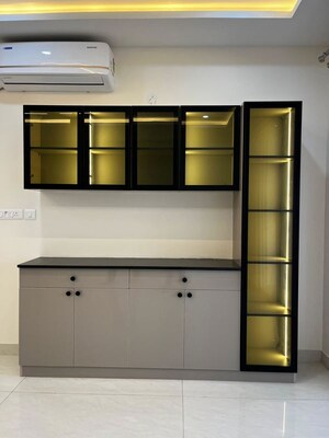 Kitchen in 3 BHK Apartment at Prestige Beverly Hills, Kokapet – for Rent