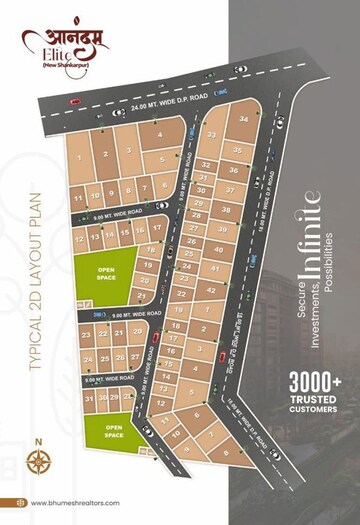  Plot – Map Location View at Veeplus Aashray Township, Besa - for Sale