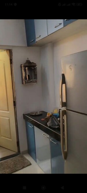 Kitchen in 1 BHK Apartment at Cosmos Orchid, Ghodbunder Road – for Rent