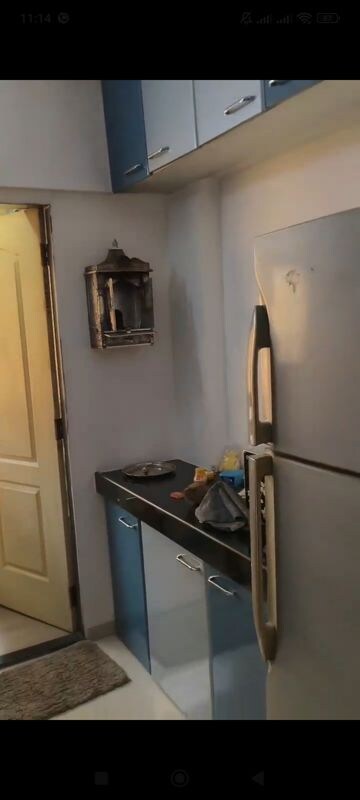 Kitchen in 1 BHK Apartment at Cosmos Orchid, Ghodbunder Road – for Rent