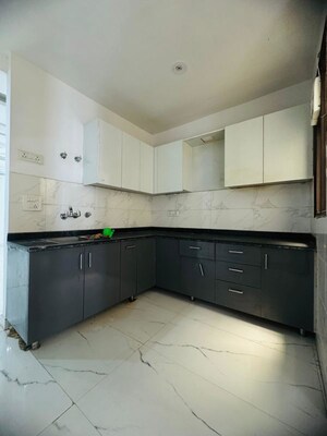 Kitchen in 3 BHK Builder Floor at Palm Residency Chhatarpur, Chattarpur – for Rent