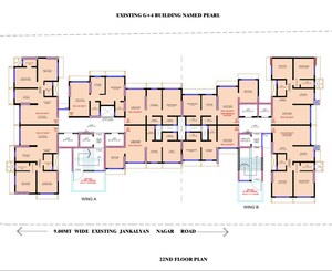Floor Plan in 1 BHK Apartment at Malad West – for Sale