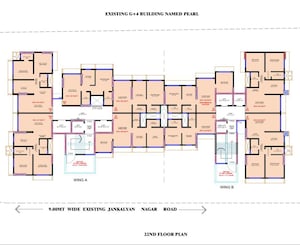 Floor Plan in 2 BHK Apartment at Malad West – for Sale