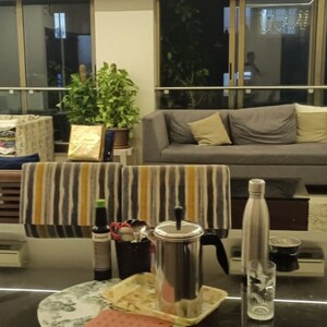 Living Room in 2 BHK Apartment at Walkeshwar – for Sale