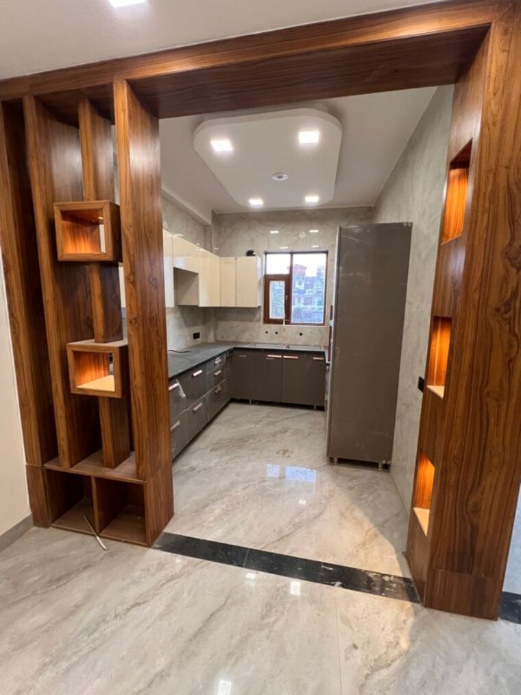 Kitchen, green fields colony 3 Bedroom 1600 Sq.Ft. Builder Floor In Green Fields Colony Faridabad 10044385