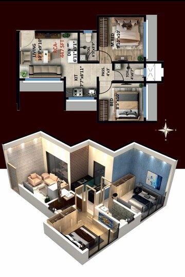 2 BHK Apartment For Sale in Malad West