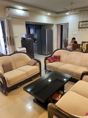 Living Room in 3 BHK Apartment at Koregaon Park Annexe – for Rent