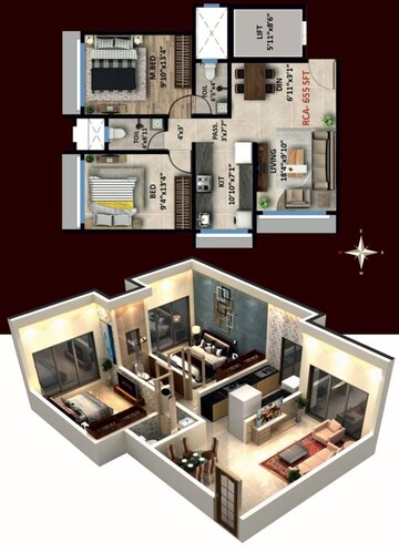 2 BHK Apartment For Sale in Malad West