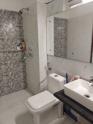 Bathroom in 2 BHK Apartment at ABA Cherry County, Tech Zone 4 Greater Noida – for Rent