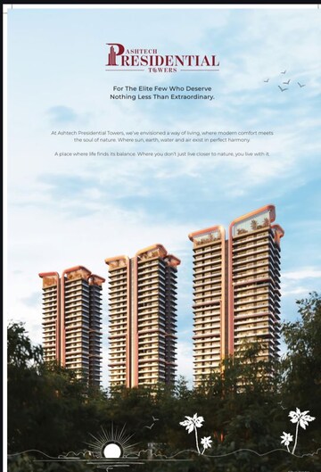 4 BHK Apartment – Exterior View View at Ashtech Presidential Towers, Sector 12 Yamuna Expressway - for Sale