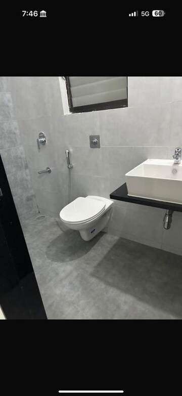 Bathroom in 2 BHK Apartment at Roshan Milestone, Tathawade – for Rent